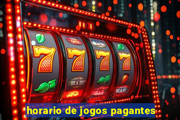 horario de jogos pagantes